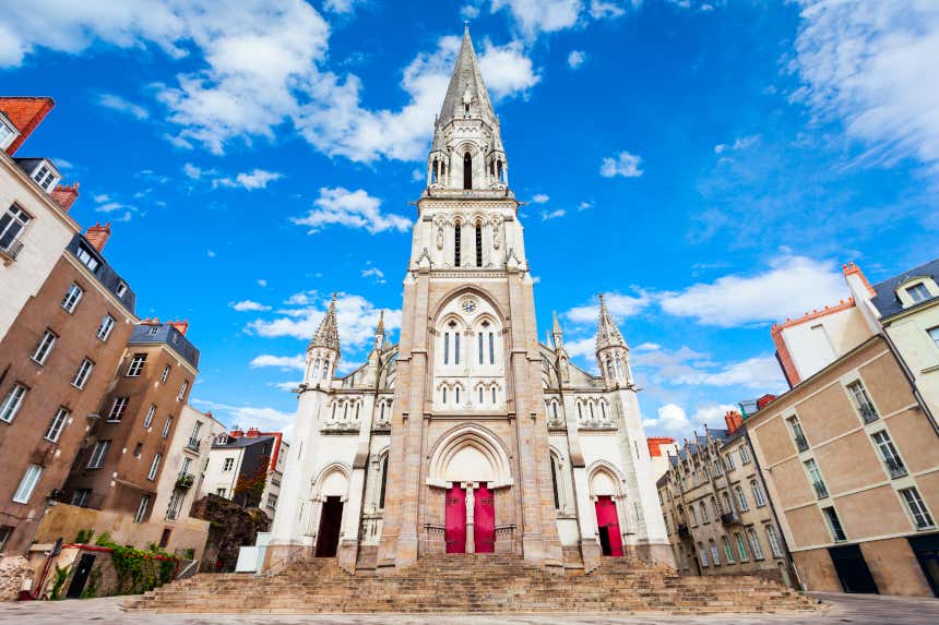 Iglesia de San Nicolás en Nantes.