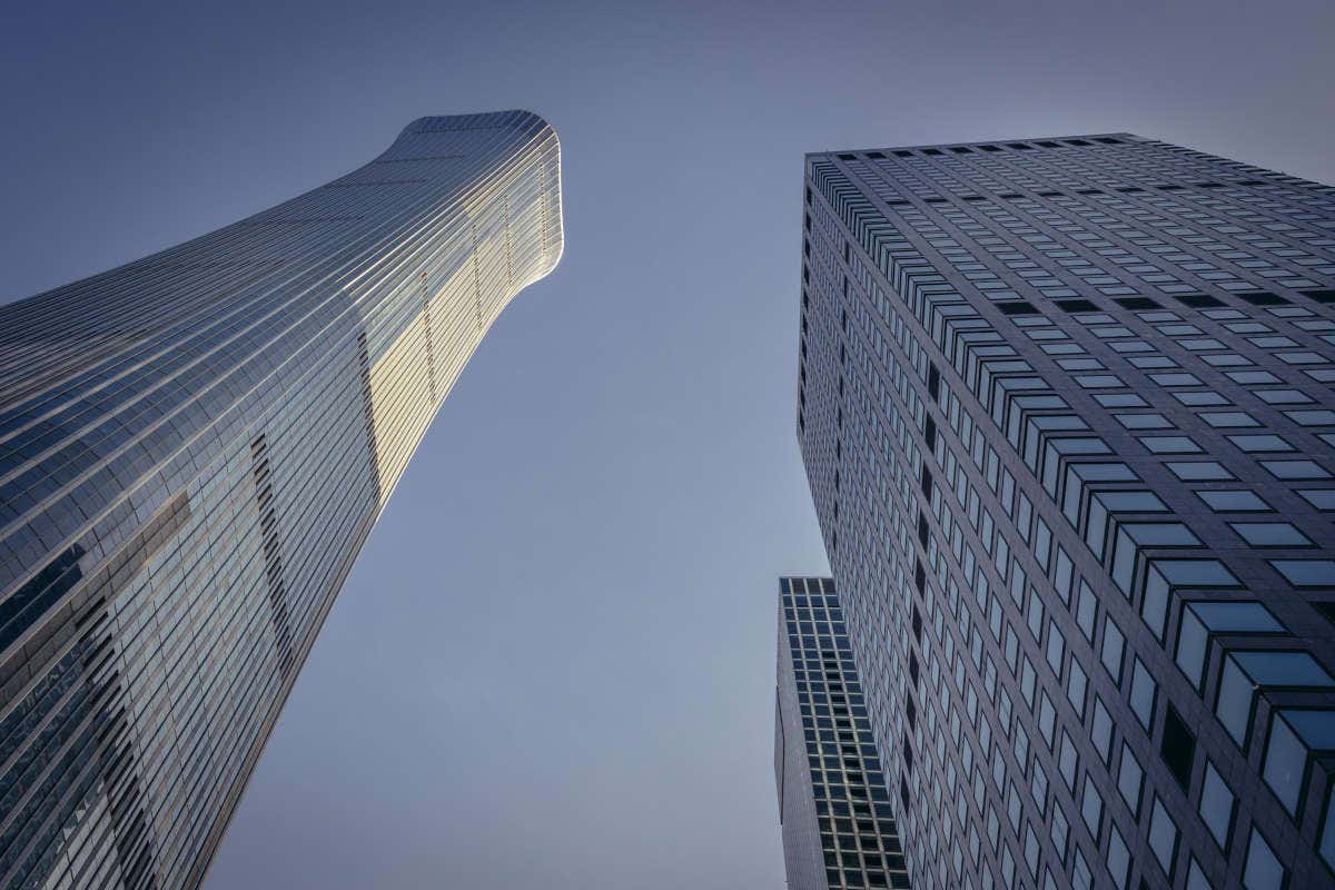 Vista desde abajo del CITIC Tower