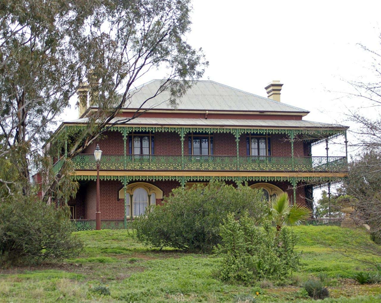 Fachada principal da Monte Cristo Homestead