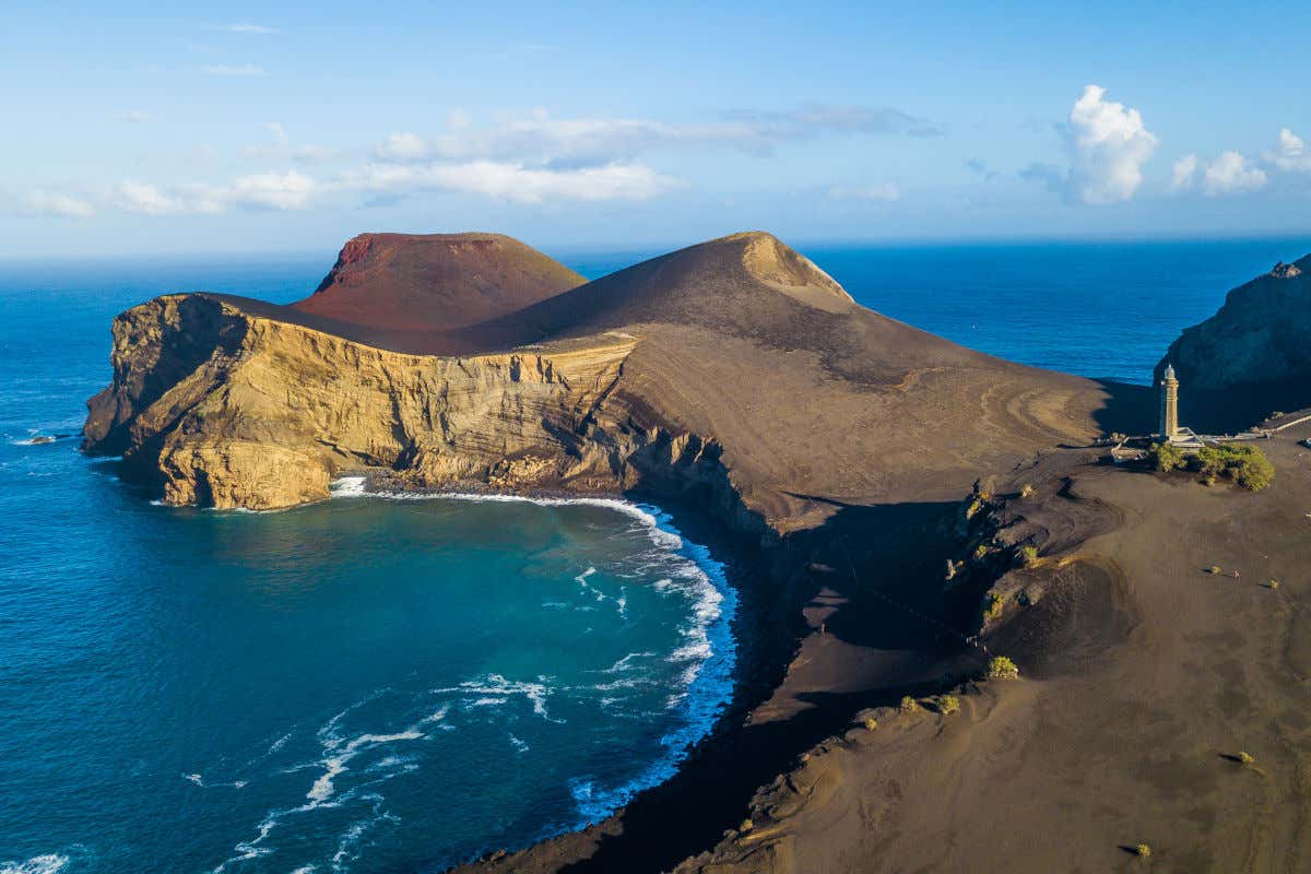 Paisagem lunar de Faial, pico Capelinhos.