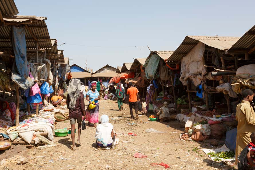 Merkato of Addis Ababa, Ethiopia