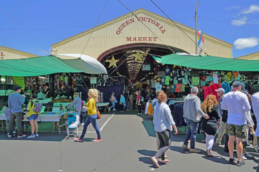 Entrada del Queen Victoria Market, en Melbourne.