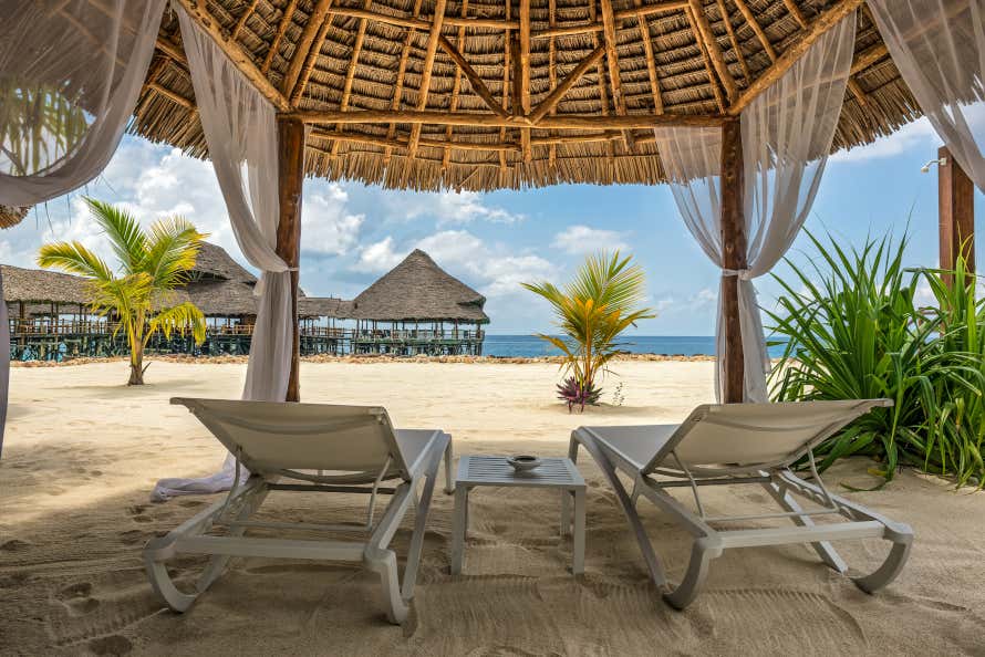 Resort de lujo en Zanzíbar.