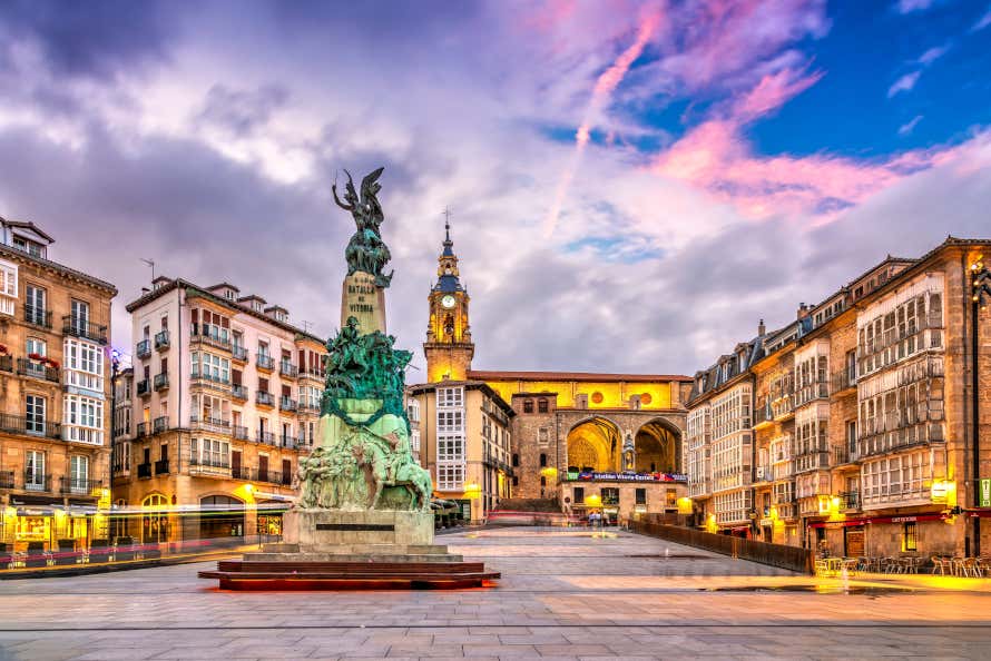 Plaza Mayor de Vitoria.