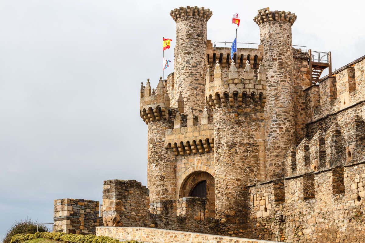 Foto detalle del Castillo de Ponferrada