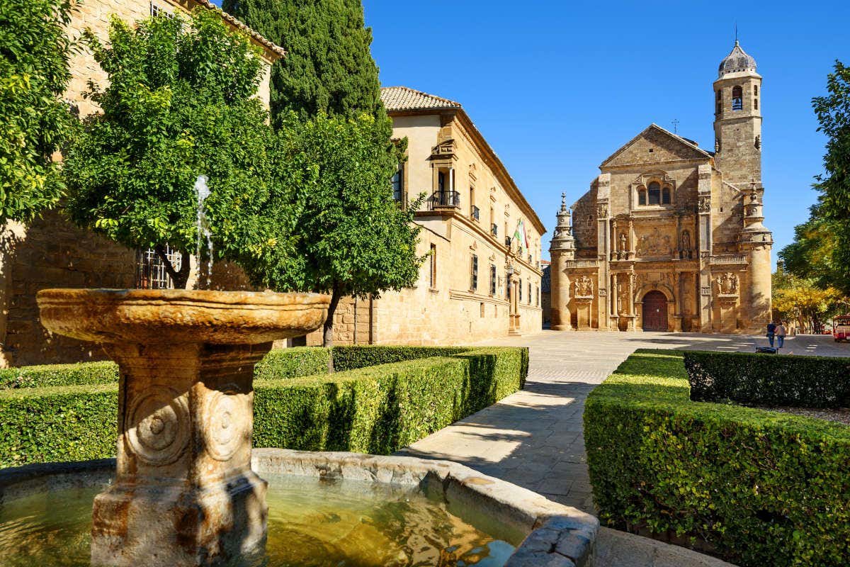 Foto de la plaza de la Catedral de Úbeda