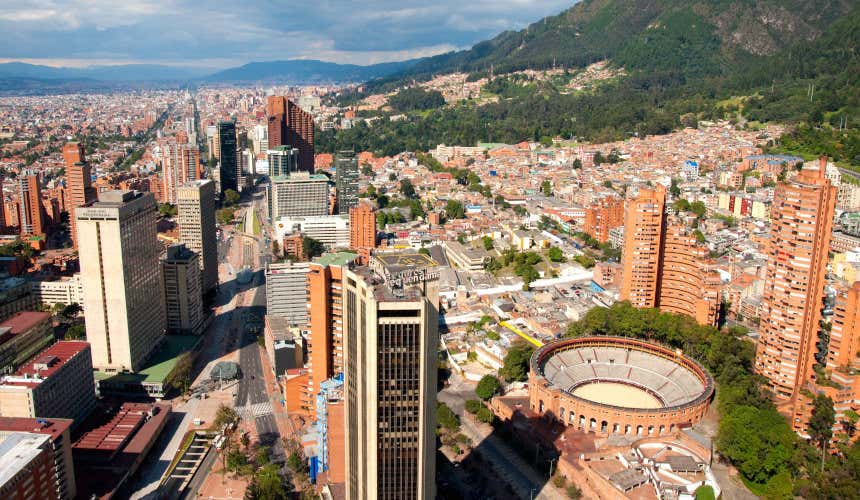 Praça de touros de Santamaría, no bairro de San Diego de Bogotá