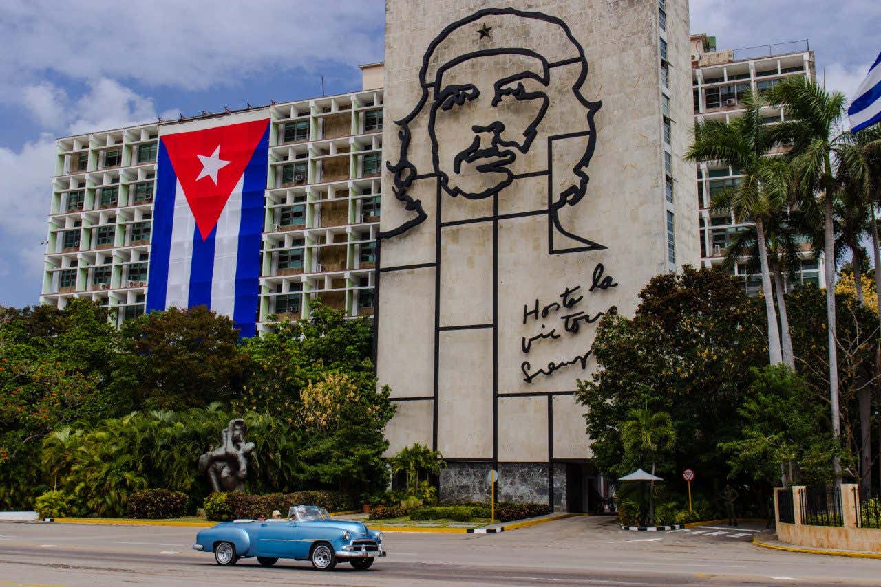 Praça da Revolução em Havana, um dos lugares mais importantes da capital