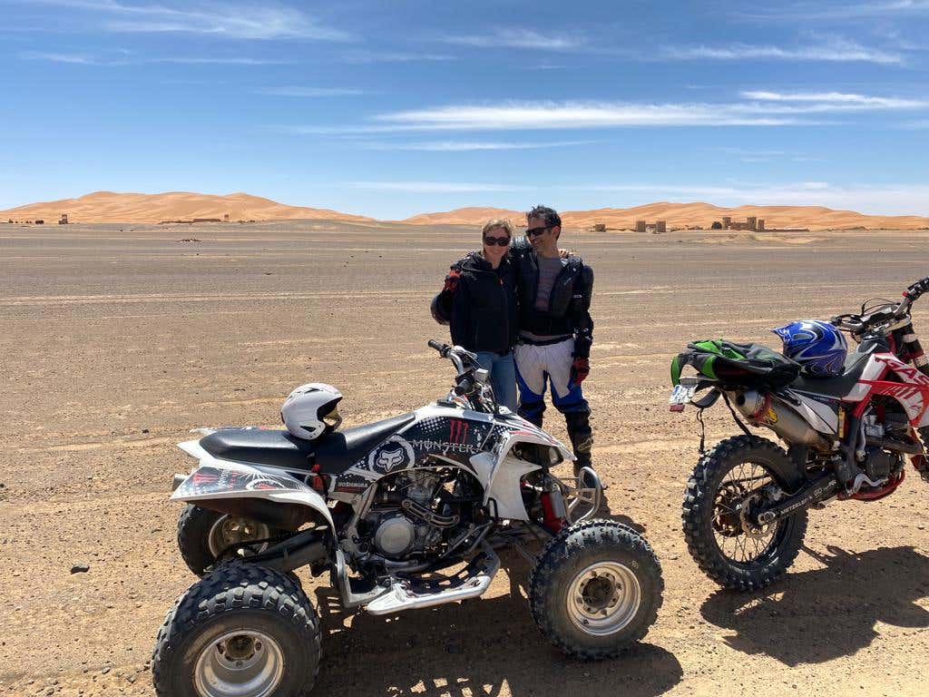 Actividad de quad en Marruecos