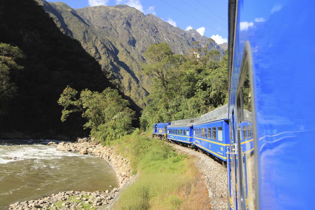 Trem pelo vale dos Incas