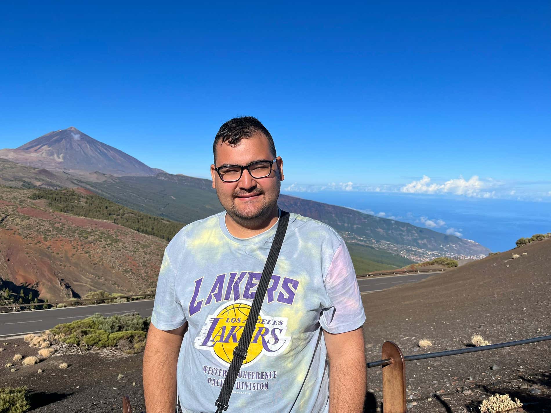 Giovanni Michelangelo, Front-End Developer, en el Teide