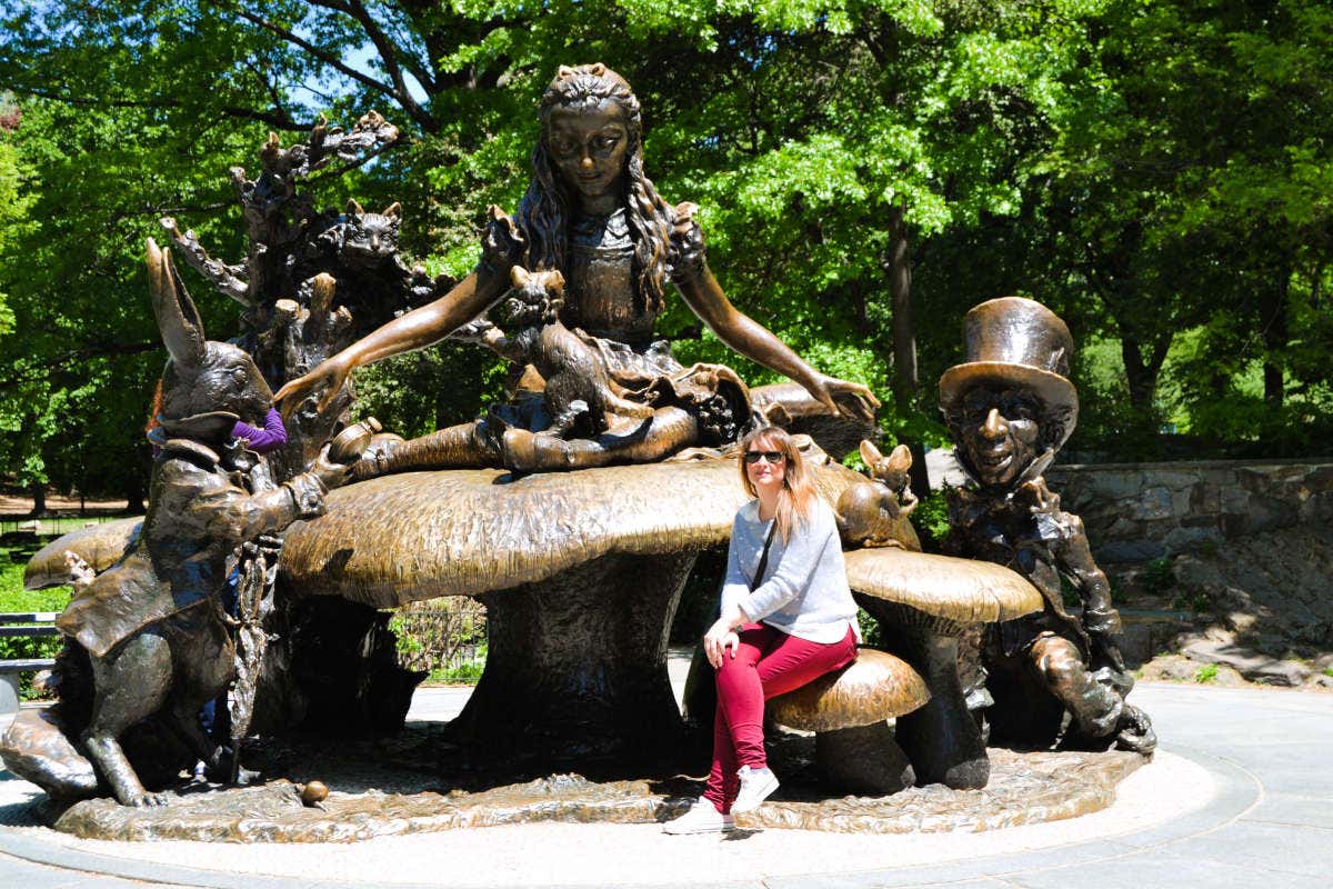 Laura en Central Park, Nueva York