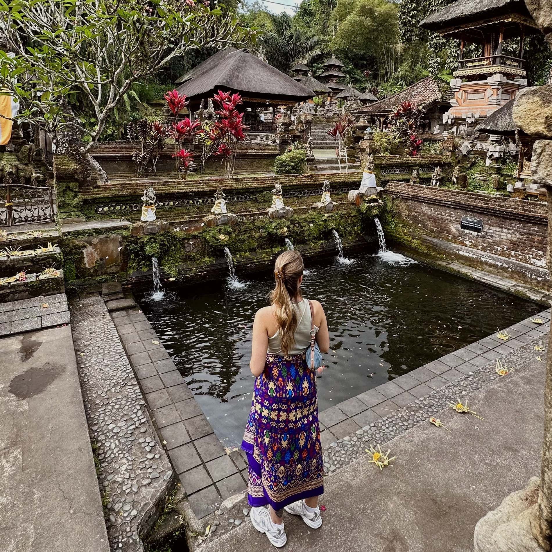 Sofia Visinoni en Bali