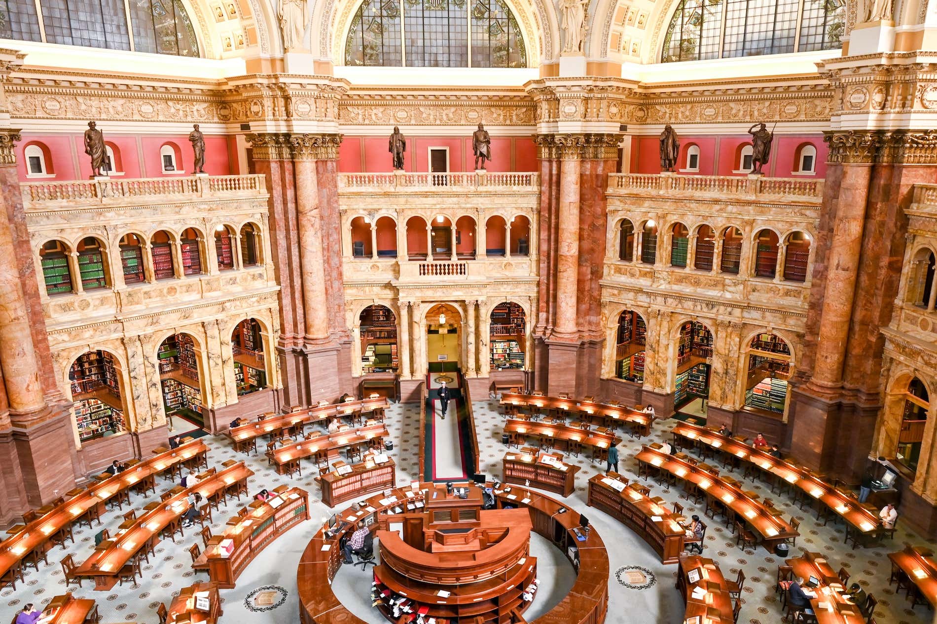La Biblioteca del Congresso vista dall'alto