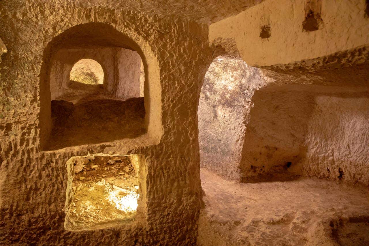 Pierre des catacombes de Saint-Paul, un ancien cimetière chrétien et une visite à faire à Malte