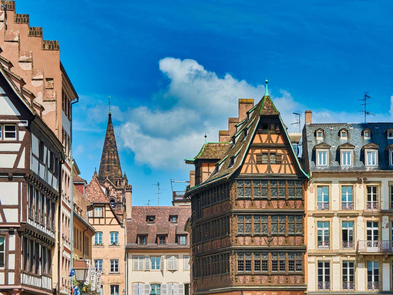 Vue sur la Maison Kamerzell, une visite à faire absolument à Strasbourg