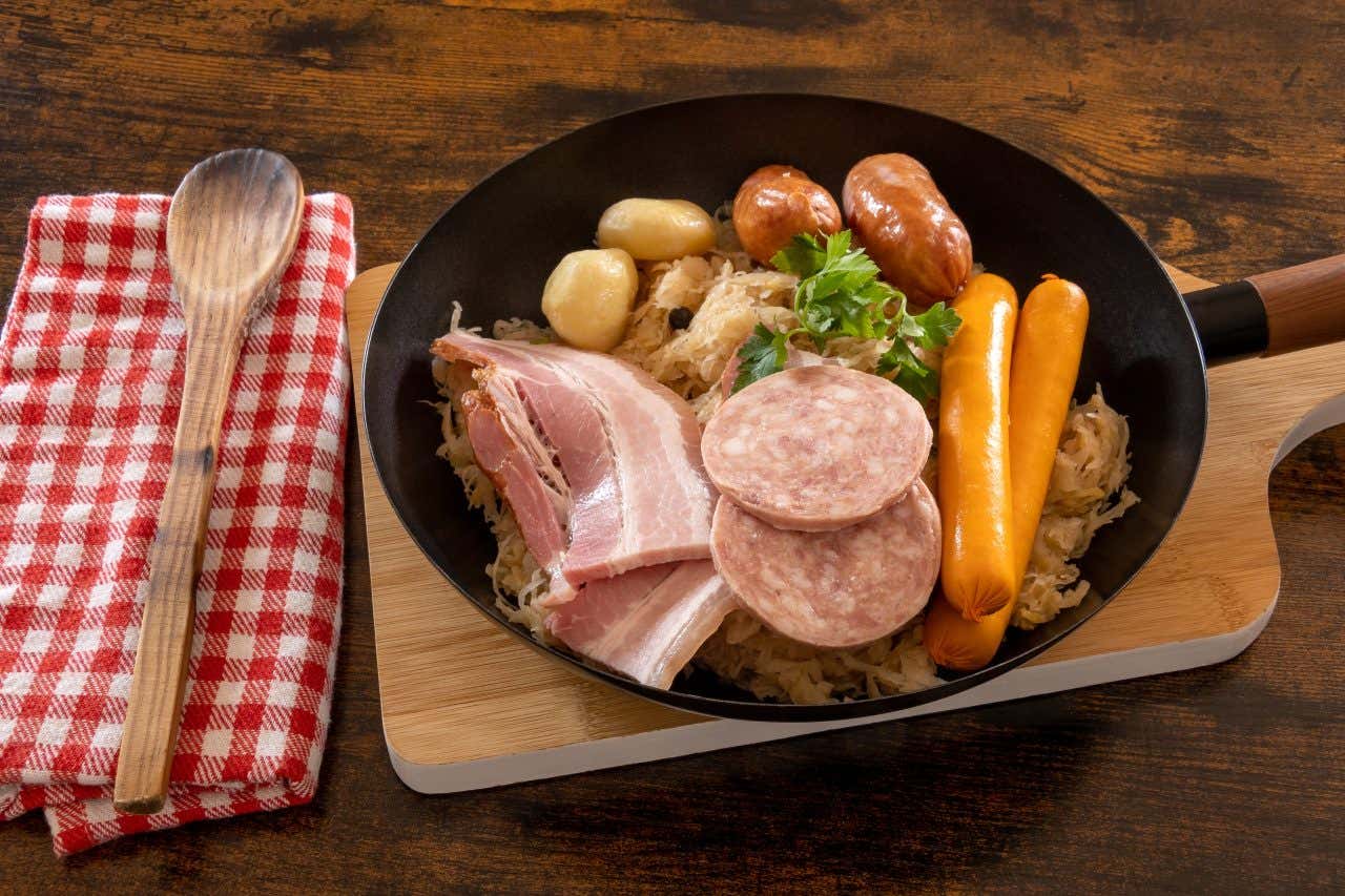 Choucroute garnie et ses ingrédients incontournables