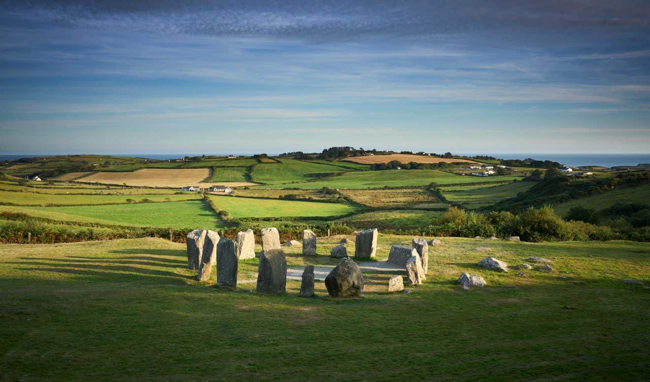 Cerlcle de pierres de Dromberg dans le comté de Cork, une visite à faire en Irlande