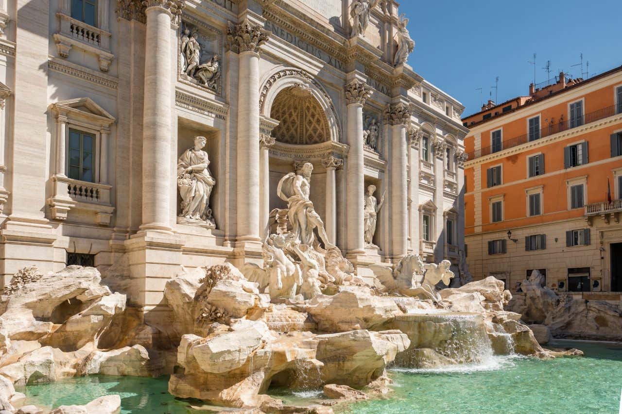 Fontaine de Trevi de Rome, un endroit où aller en Italie