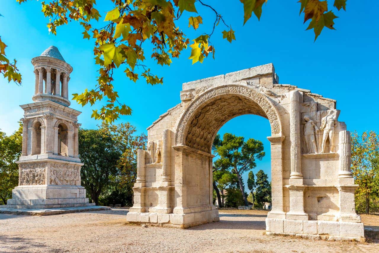 Vestige du site de Glanum à Saint-Rémy-de-Provence, une visite à faire en Provence