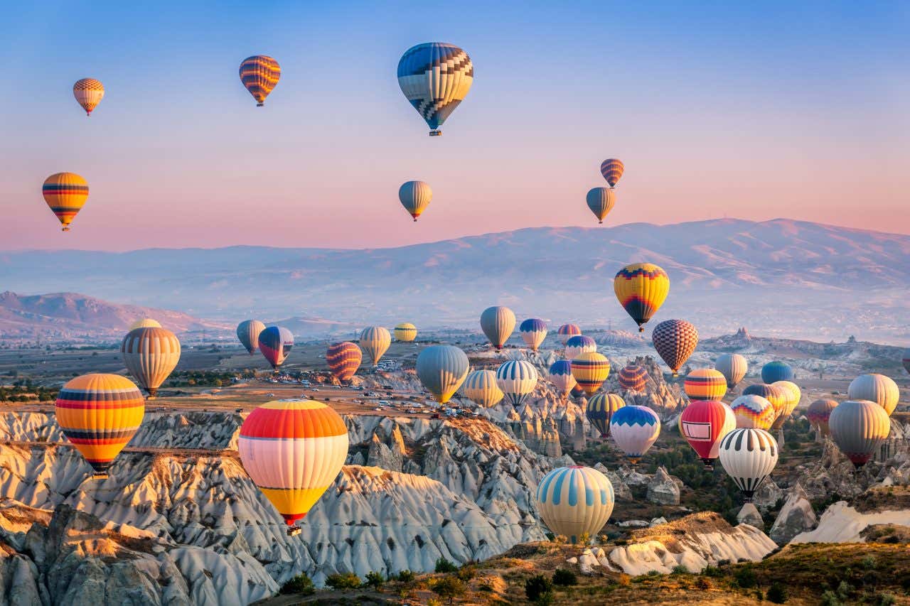 Montgolfières en Cappadoce, un lieu où partir en septembre