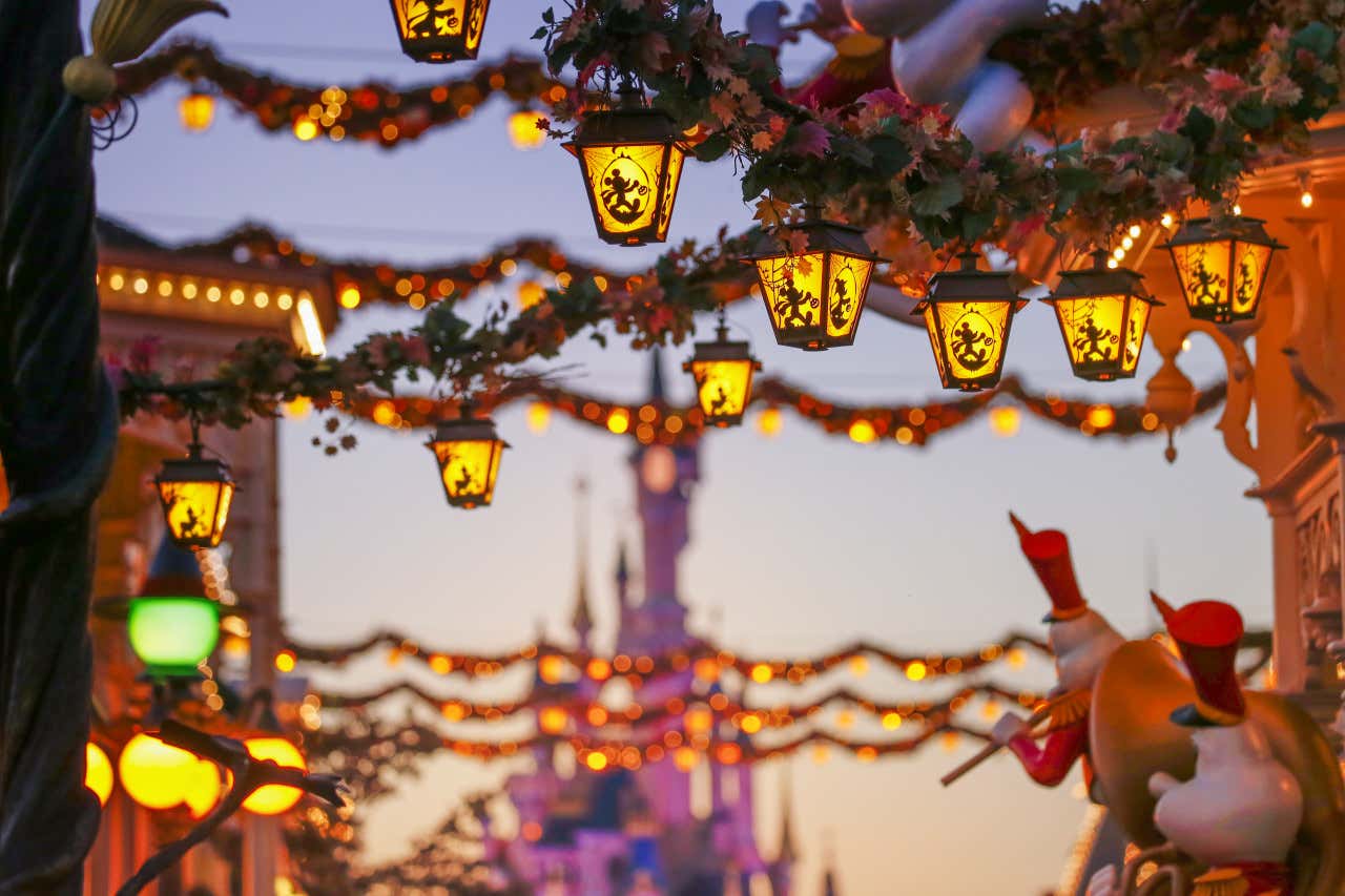 Decoração de Halloween na Disney