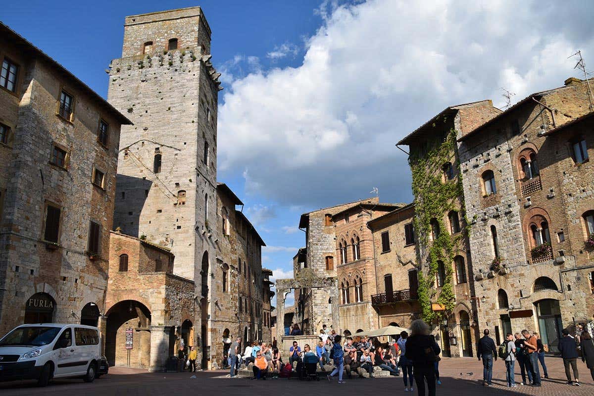San Gimignano, un pueblo amurallado y de origen medieval. Créditos: Mochileando por el mundo