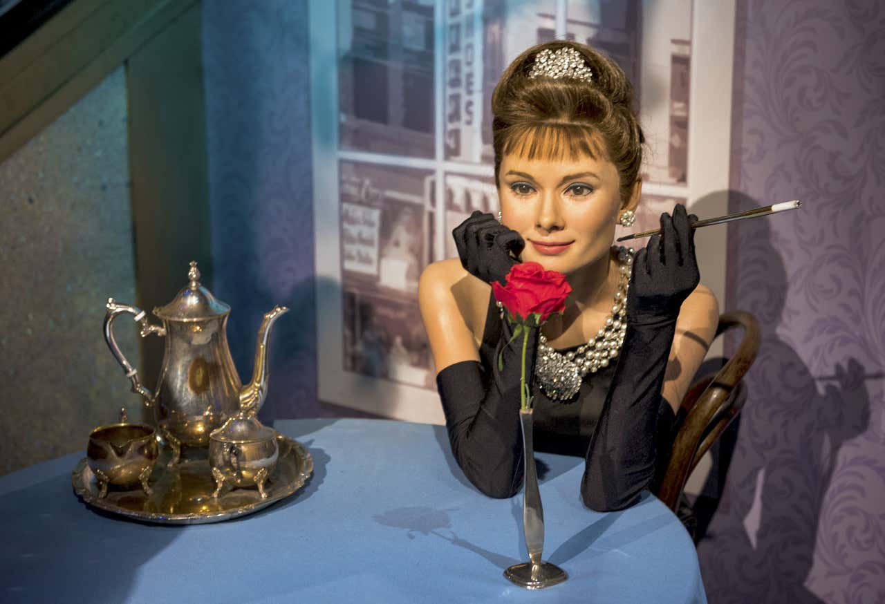 Figura de Audrey Hepburn en el Madame Tussauds de Londres