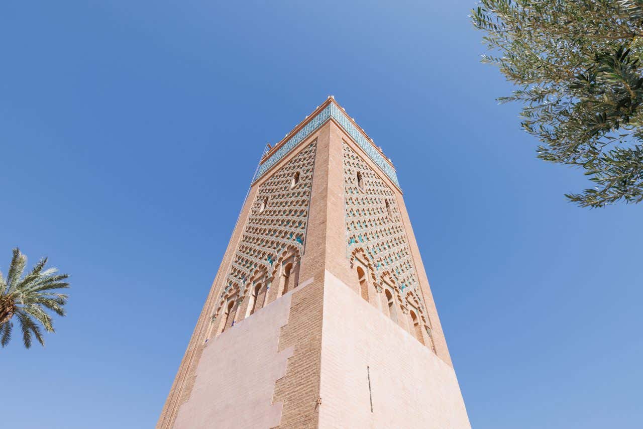 The main tower of the Saadian Tombs in Morocco.