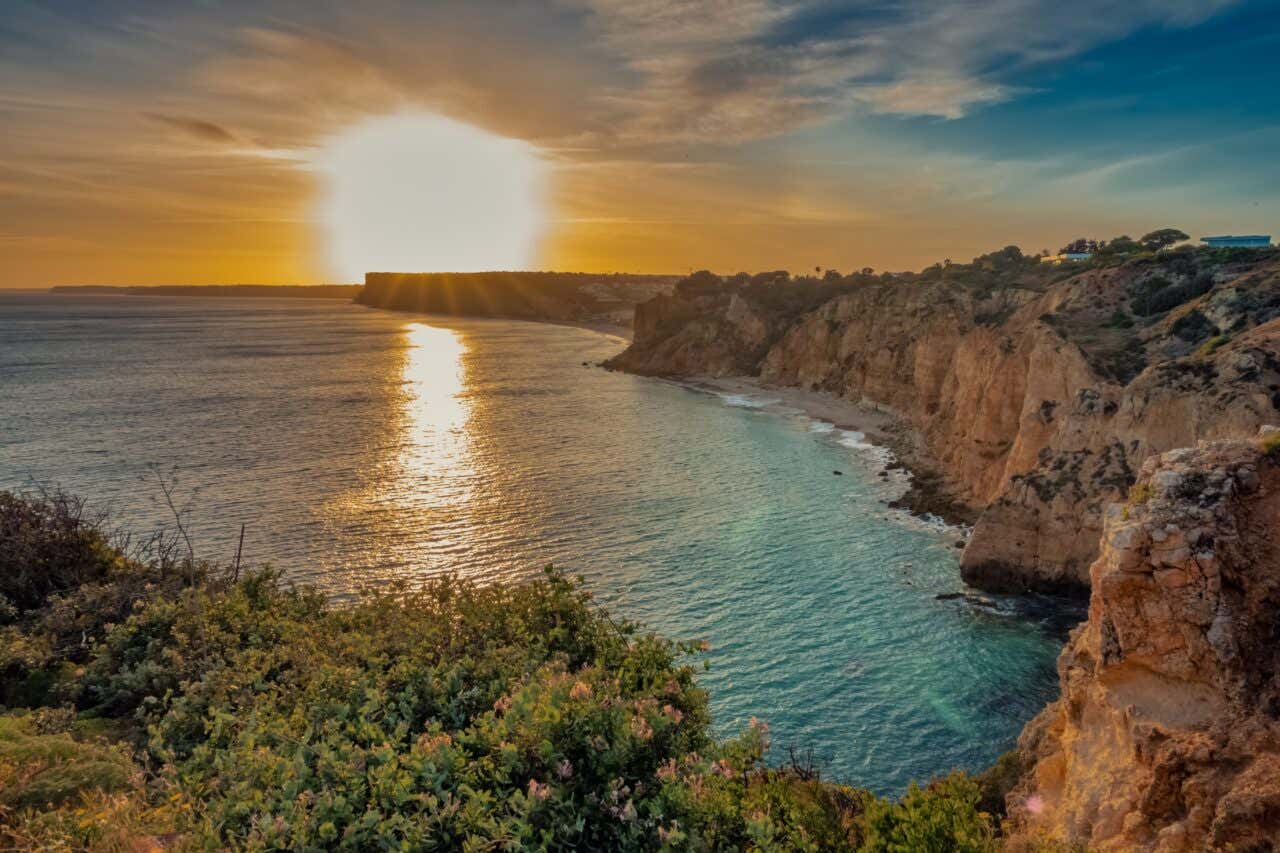 Coucher de soleil a Ponta da Piedade