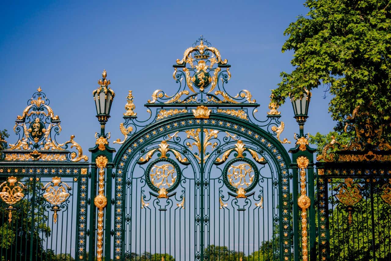 Portail aux dorures du Parc de la Tête d'Or