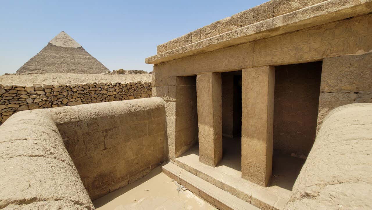 Exterior de la Pirámide de Keops