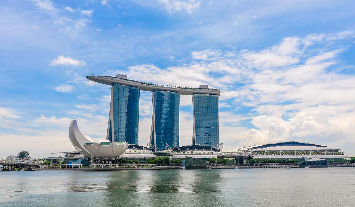 Vista panorámica de Marina Bay, uno de los atractivos de Singapur