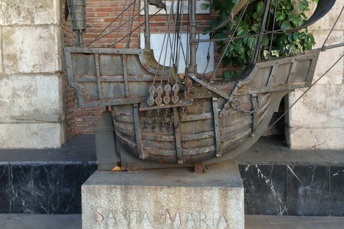 Maqueta de un barco del siglo XV