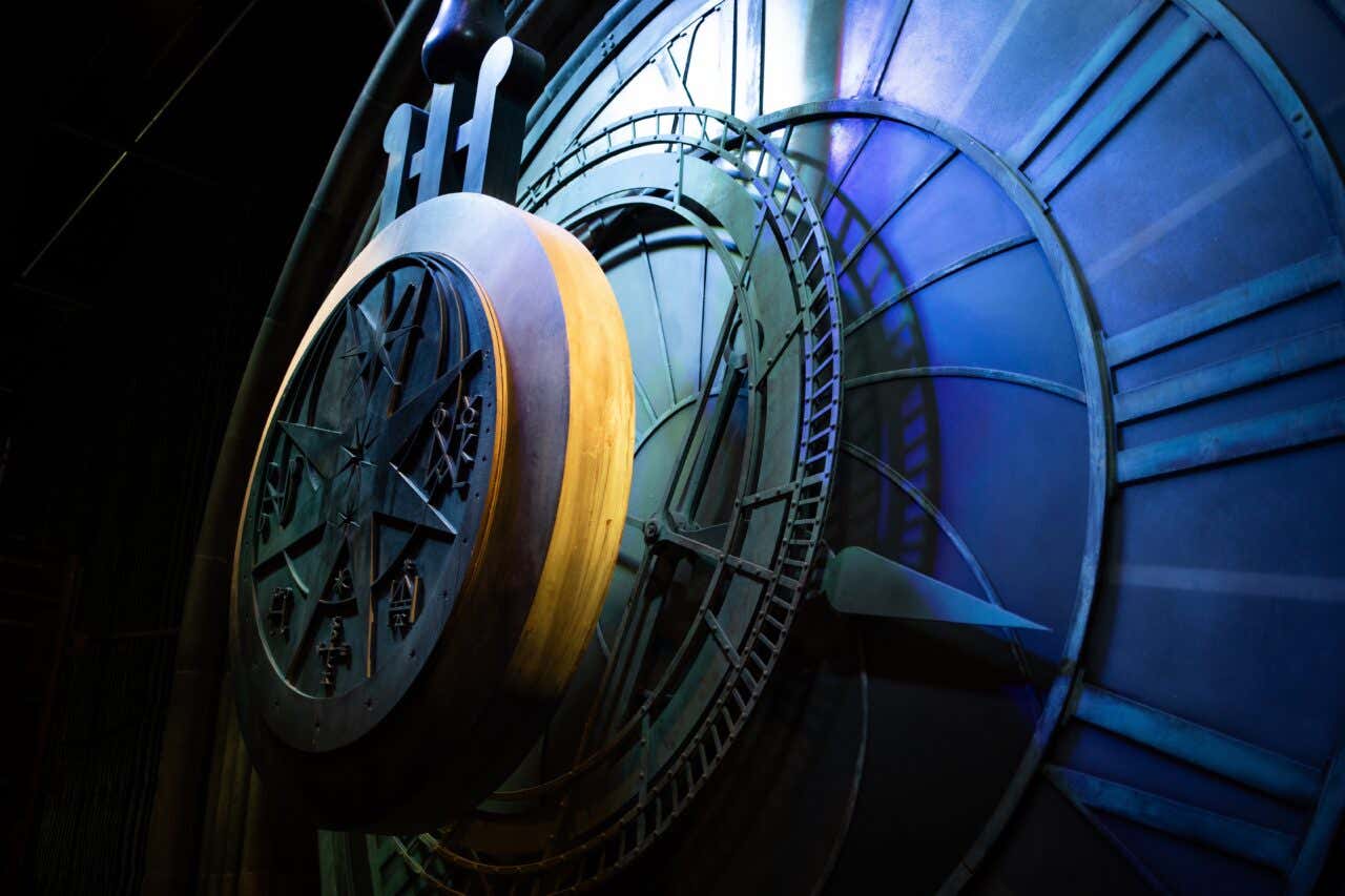Details of the Hogwarts clock tower