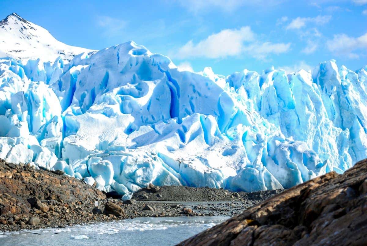 Views of the Perito Moreno Glacier.