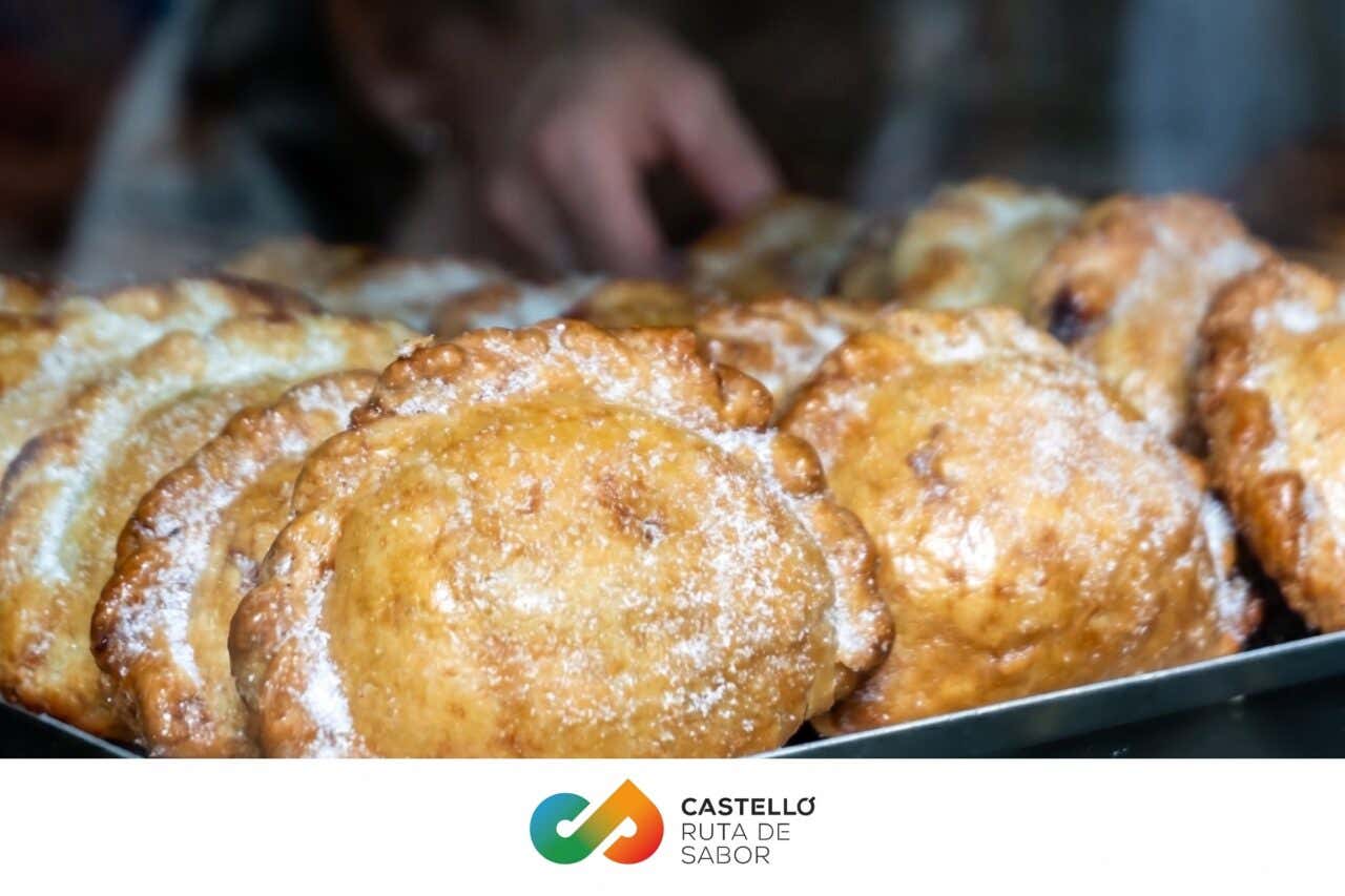 Pasteles de boniato con azúcar glas