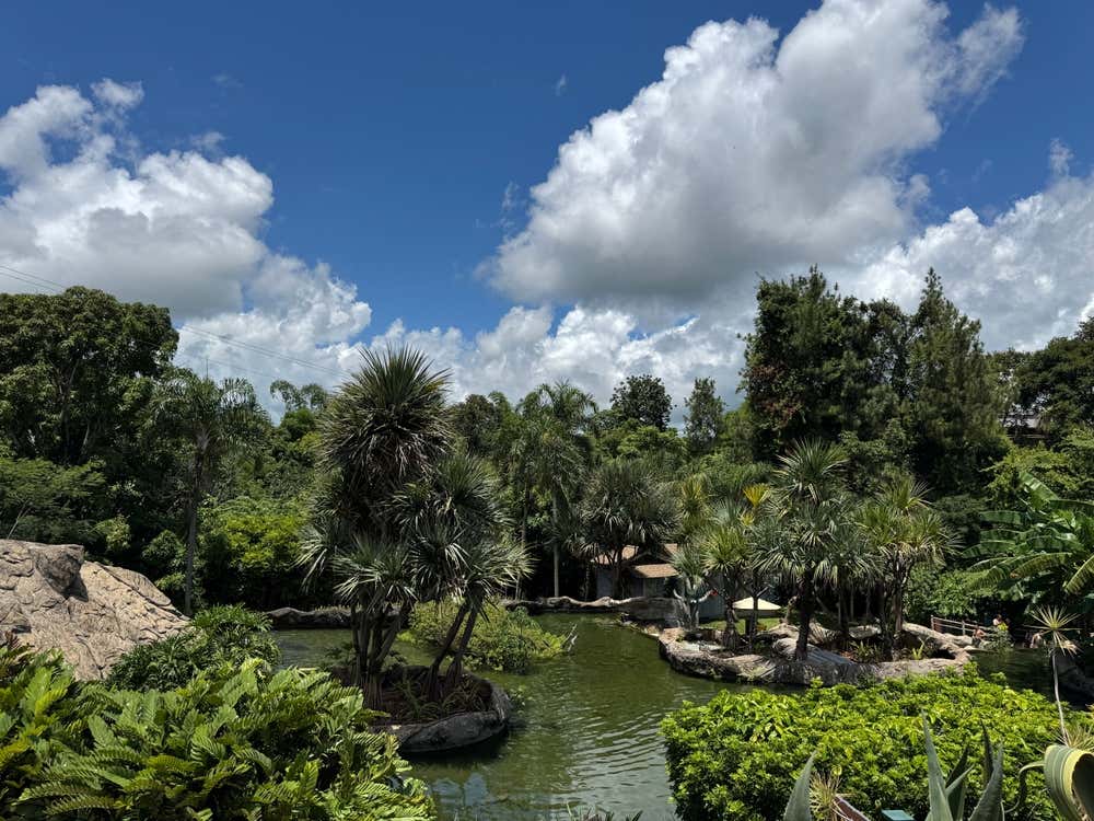Um jardim tropical que encanta em Rio Quente