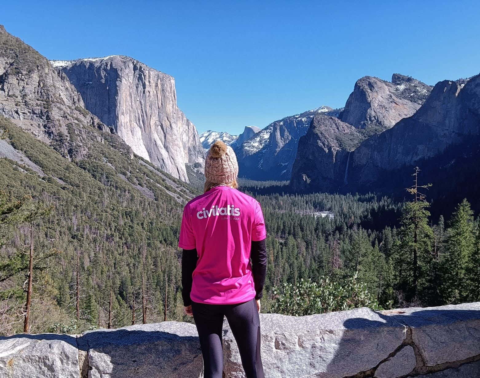 Hannah Colder en el Parque Nacional de Yosemite