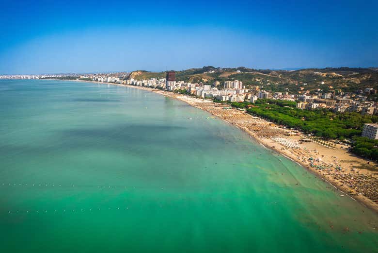 Acque turchesi di Durazzo