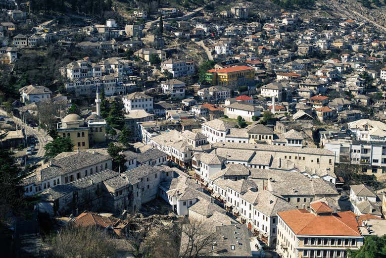 Panorâmica de Gjirokastra