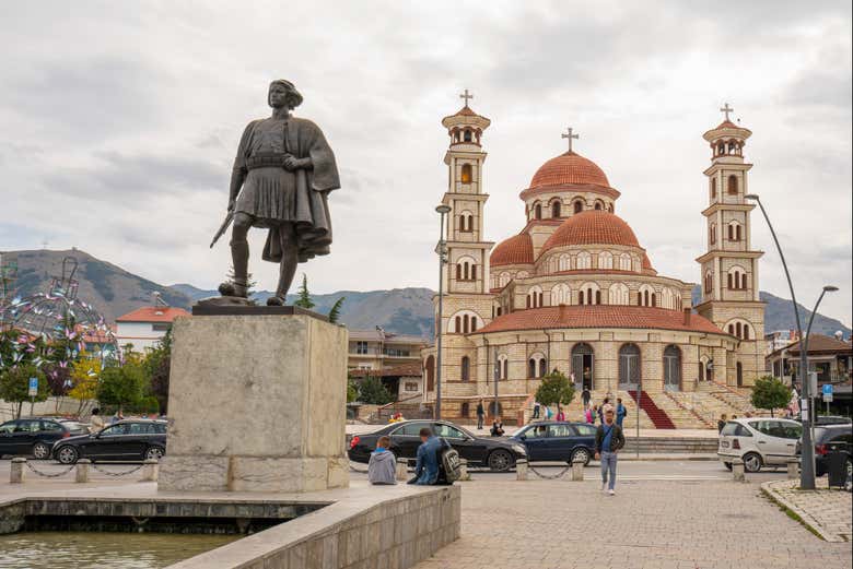 The cathedral of Korçë