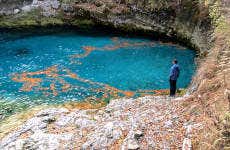 Parque Nacional Blue Eye + Tour pela fortaleza Lekuresi 