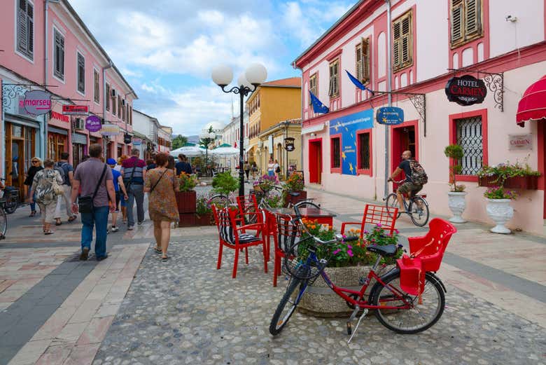 Callejuelas del centro de Shkodra