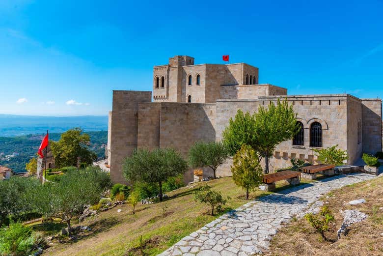 Patio del Castillo de Kruja