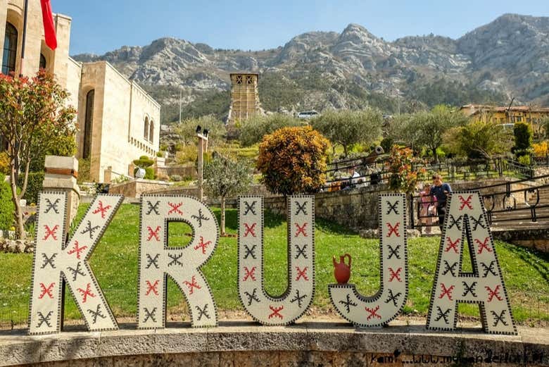 Letrero de Kruja