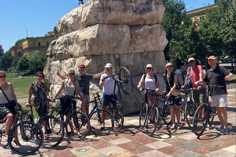 Enjoy a bike ride through Tirana