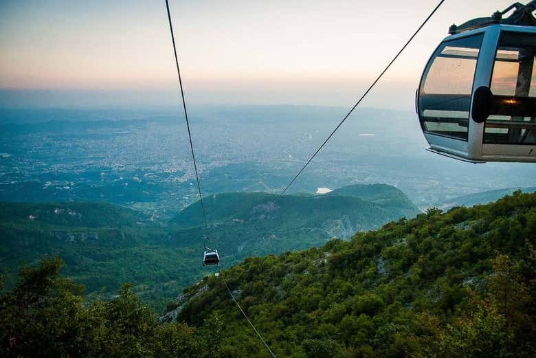 Dajti Mountain cable car
