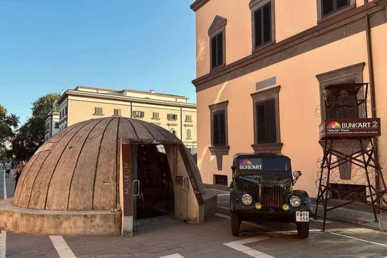 Un búnker construido durante la dictadura de Enver Hoxha