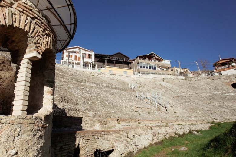 Vista del anfiteatro romano